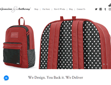 Tablet Screenshot of genuinebyanthony.com